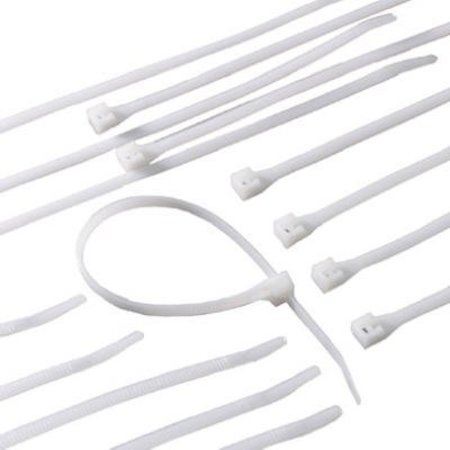 ECM INDUSTRIES 500PK 8 WHT Cable Tie 46-507N